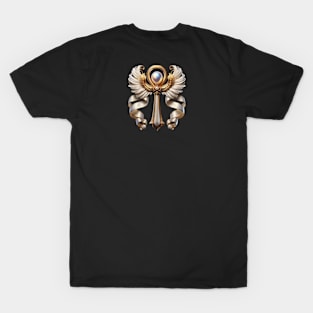 Wings of Divinity Ankh - Version 1 T-Shirt